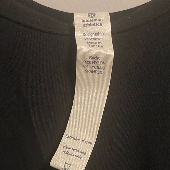 lululemon athletica Elegant Black top - Picture 2 of 6